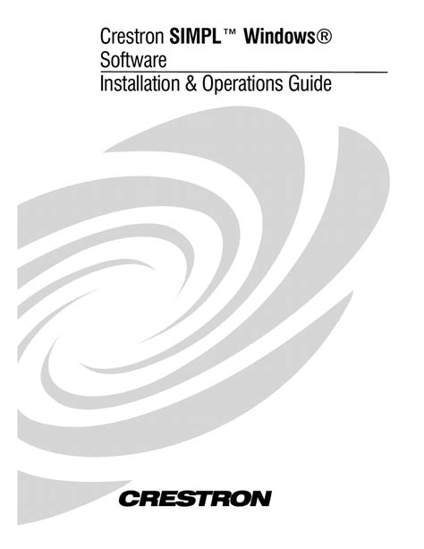 crestron electronics zoominfo|Crestron SIMPL Windows Software Installation & Operations Guide.